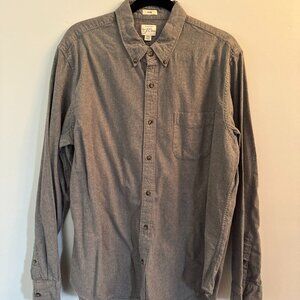 J Crew Long Sleeve Twill Button Down Shirt